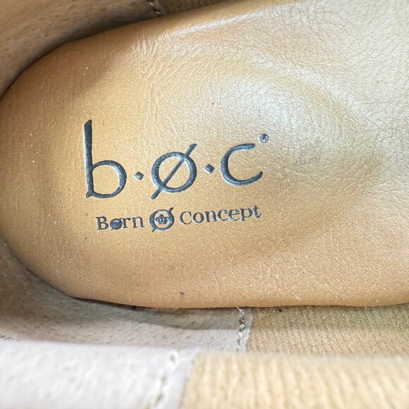 B.O.C. Born Concept Women's Striped Canvas Slip-On Clogs Size 9M - Picture 5 of 10